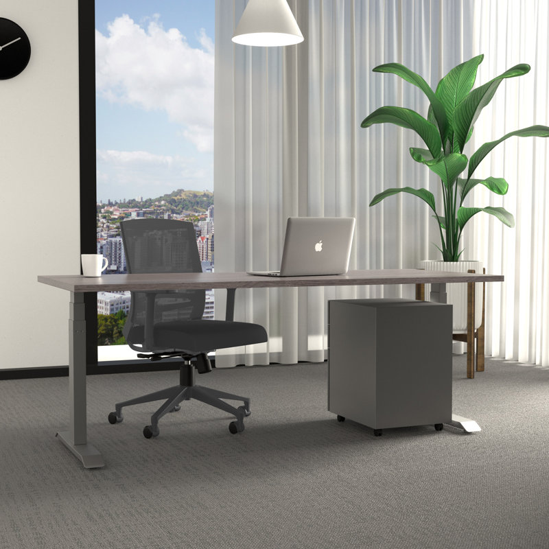 Compel Office Furniture Hilo 3 Piece Rectangular Writing Desk Office